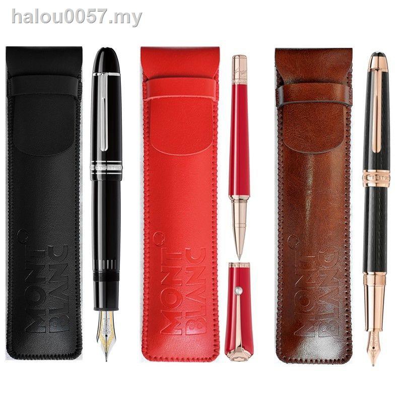 Montblanc Túi Da Đựng Bút Máy Tính Văn Phòng Phẩm Y Tế