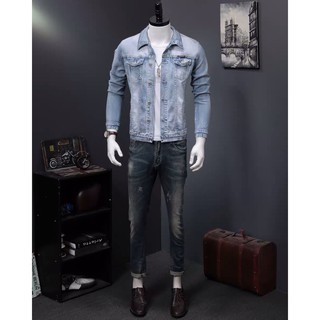 Áo Khoác Jeans Nam ôm body