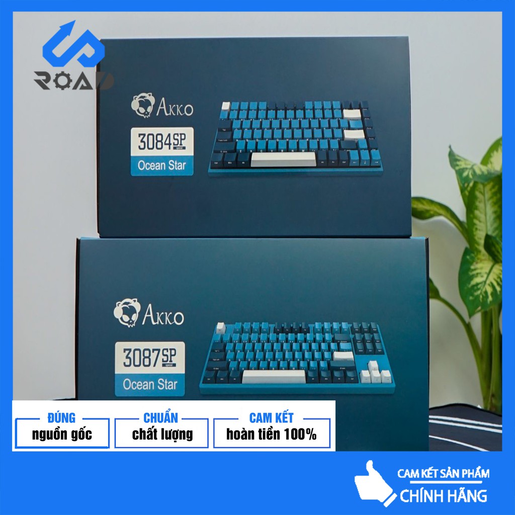 Bàn Phím AKKO 3087 SP Ocean Star TKL87 (Cherry Blue switch) - Up Road Store