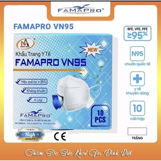 Hộp 10 khẩu trang nam anh famapro vn95