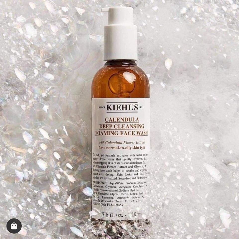 Sữa rửa mặt hoa cúc Kiehl’s Calendula Deep Cleansing Foaming Face Wash