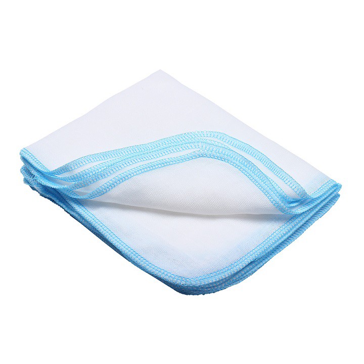 Combo 10 khăn sữa sơ sinh 2 lớp KIBA 100% cotton (KIBA02)
