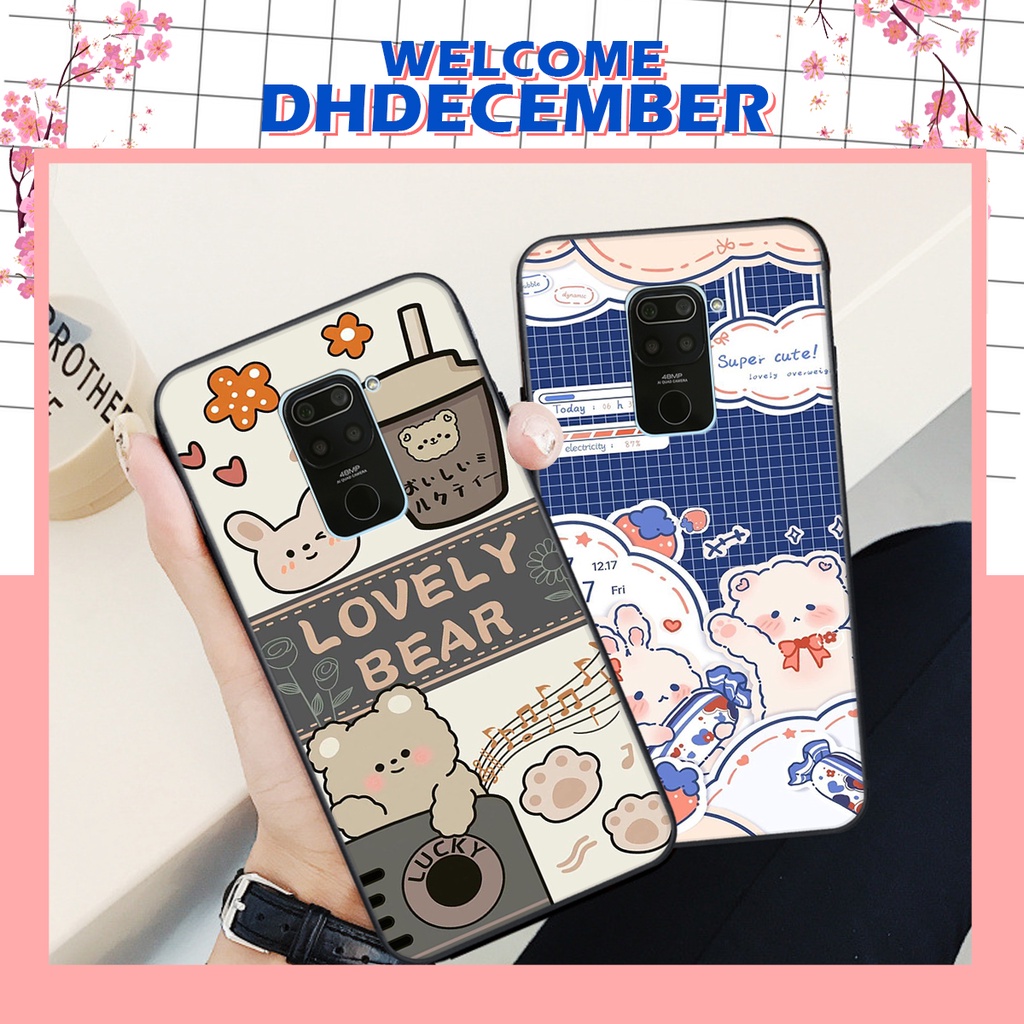 Ốp lưng Xiaomi REDMI NOTE 9 in hình nice ,good luck happy ốp xinh viền dẻo đẹp chất