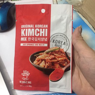 [Hàng chính hãng] Bột gia vị trộn sẵn làm kim chi Hàn Quốc(40g) - sẵn gia vị, chỉ cần trộn.