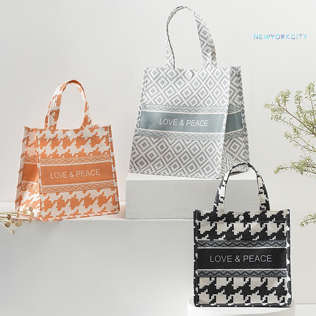 Túi Đựng Hộp Cơm Trưa Cách Nhiệt Chống Dầu Gọn Nhẹ Di Động Tiện Dụng