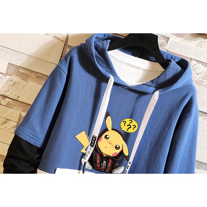 Áo Khoác Hoodie Unisex Nam Nữ Dài Tay Có Mũ In Hình Hoạt Hình Phong Cách Trẻ Trung Thời Trang Zenkonu TOP NAM 1000199