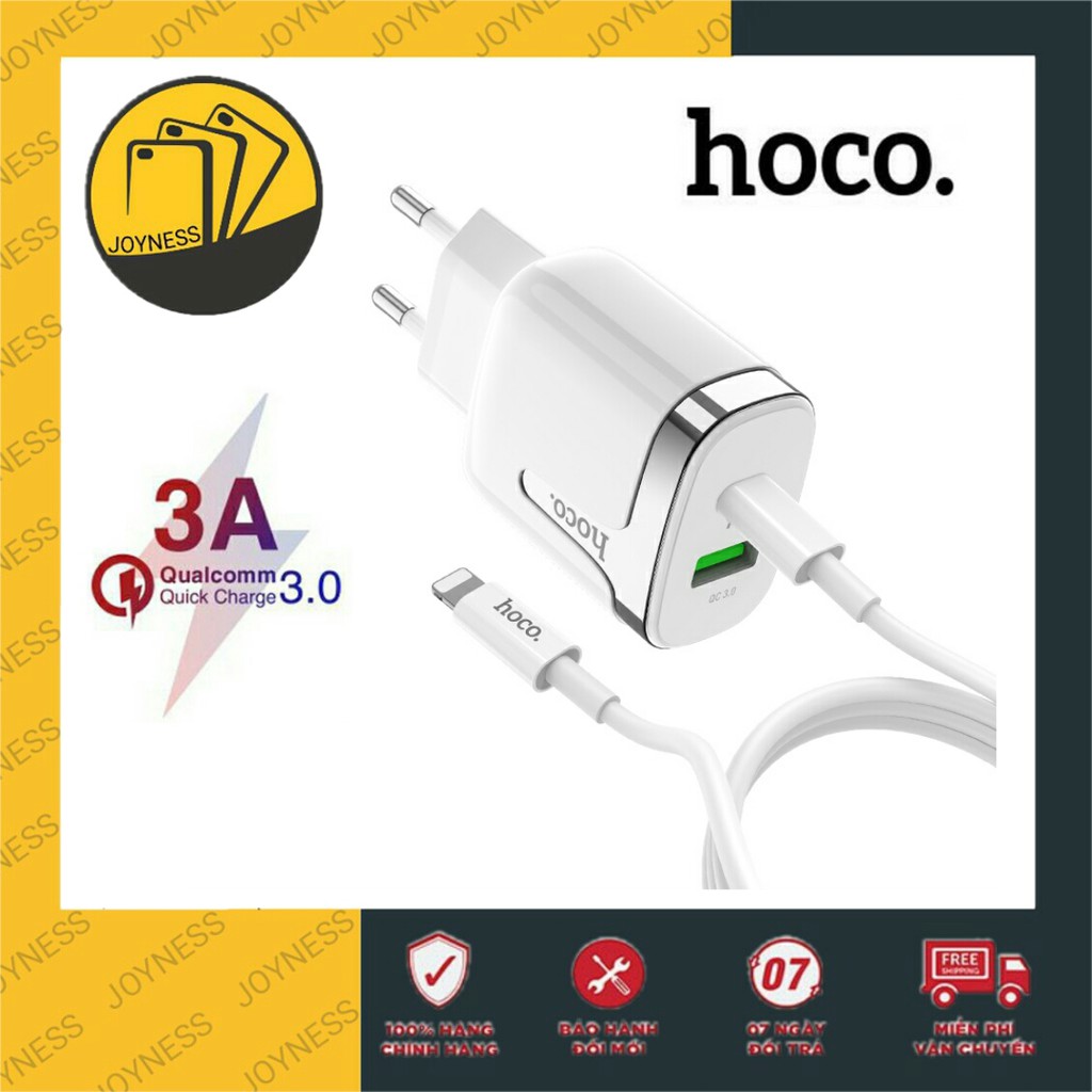 Bộ Sạc Nhanh Iphone Hoco C79A - Hỗ Trợ Sạc Nhanh PD20W + QC 3.0 - Bảo Hành Chính Hãng 12 Tháng