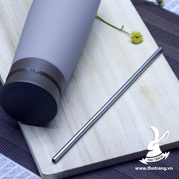 Ống hút inox 304 thẳng đủ màu dài 265mm