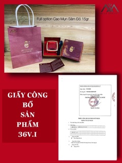 CAO MỤN SÂM ĐỎ FULL 15gr CHÍNH HÃNG