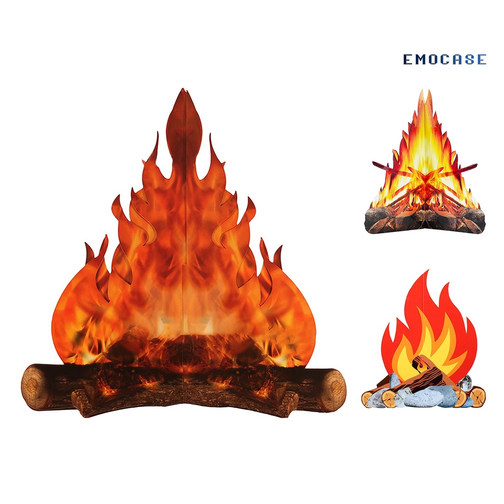 Mô Hình Lắp Ráp Ngọn Lửa Nhân Tạo 3D Trang Trí Nhà Cửa