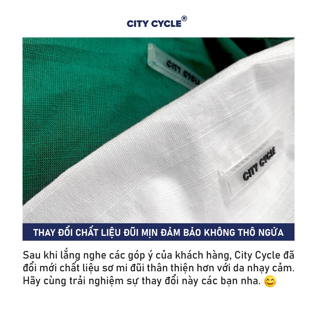 Áo sơ mi local brand cộc tay đũi City Cycle chất cotton form rộng nam nữ oversize unisex