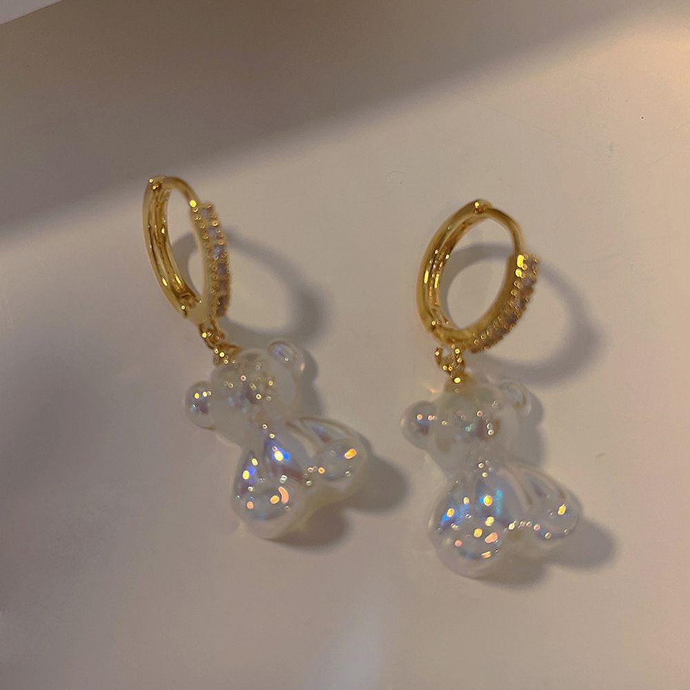 1 Bông Tai Hình Chú Gấu Đáng Yêu Thời Trang Cho Nữ