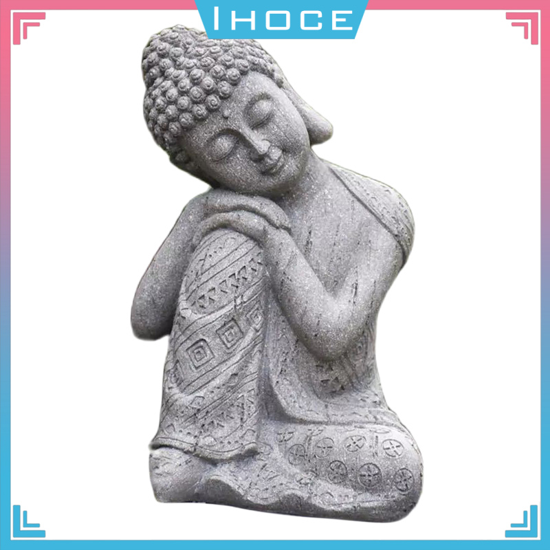 Mô Hình Tượng Phật Đang Ngủ Bằng Nhựa Resin Sáng Tạo Làm Quà Tặng / Trang Trí Nội Thất