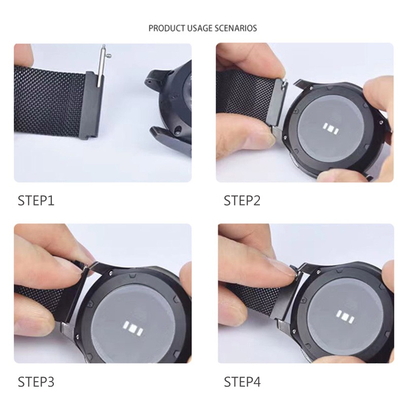 Dây Đồng Hồ Bằng Thép Không Gỉ Dày 8mm 1 5 1