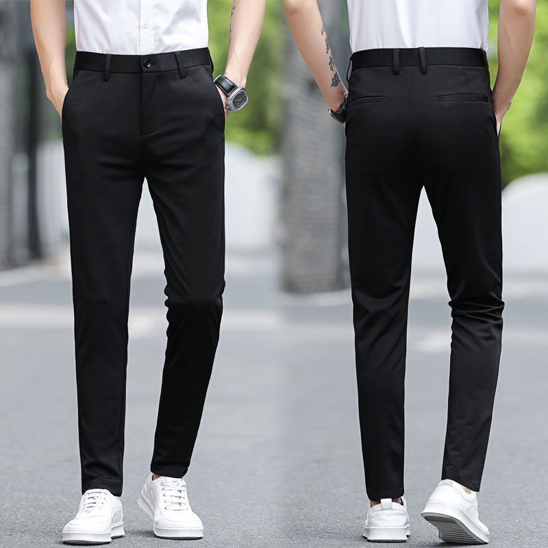 Quần Dài Dáng Ôm Co Giãn Tốt Thời Trang Thu Đông Cho Nam