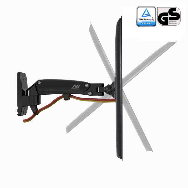 Giá treo màn hình lcd xoay 180 độ, điều chỉnh được độ cao F120 17-27 inch