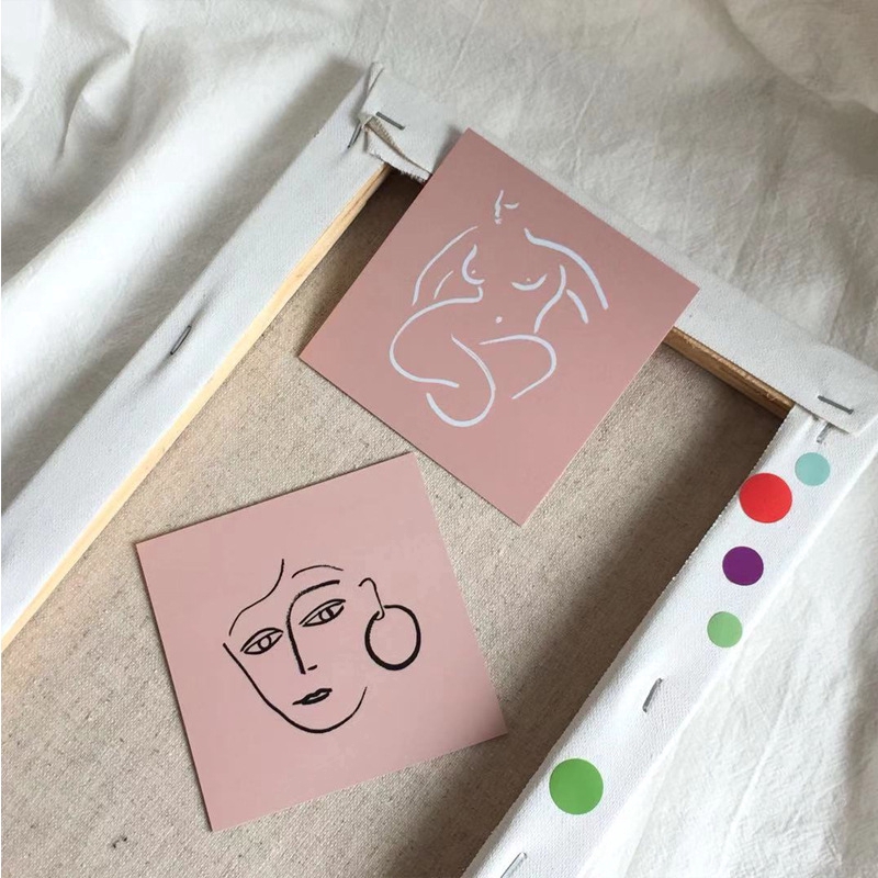 Giấy hình trừu tượng phong cách Hàn Quốc