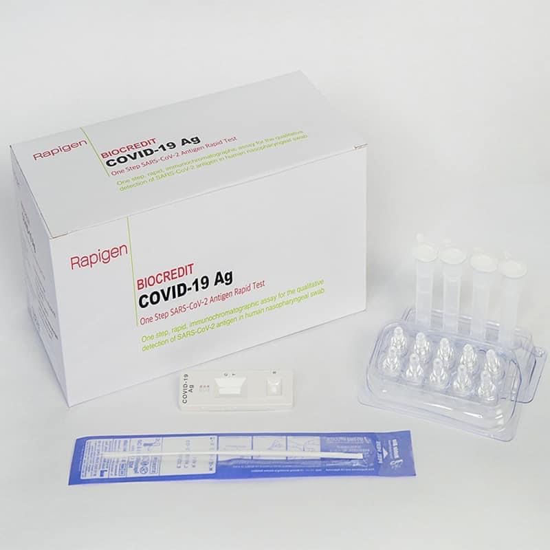 Kit test nhanh Covid-19 BioCredit Ag Hàn Quốc chính hãng