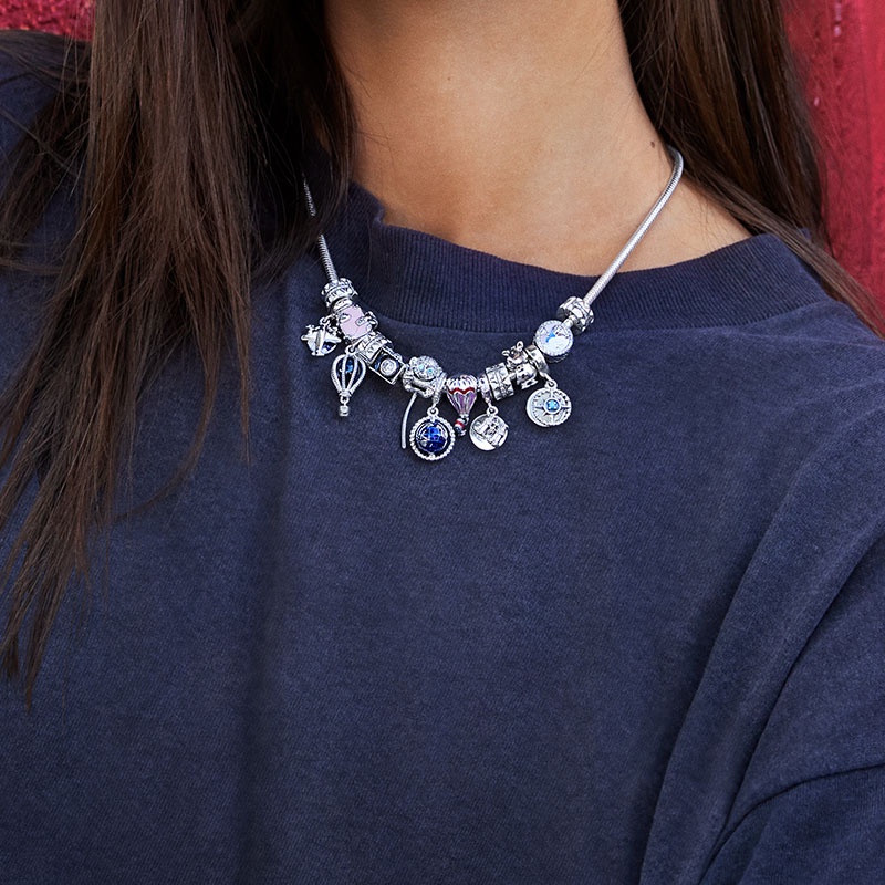 Hạt mặt dây chuyền đeo tay Spinning the earth Charm for DIY Jewelry