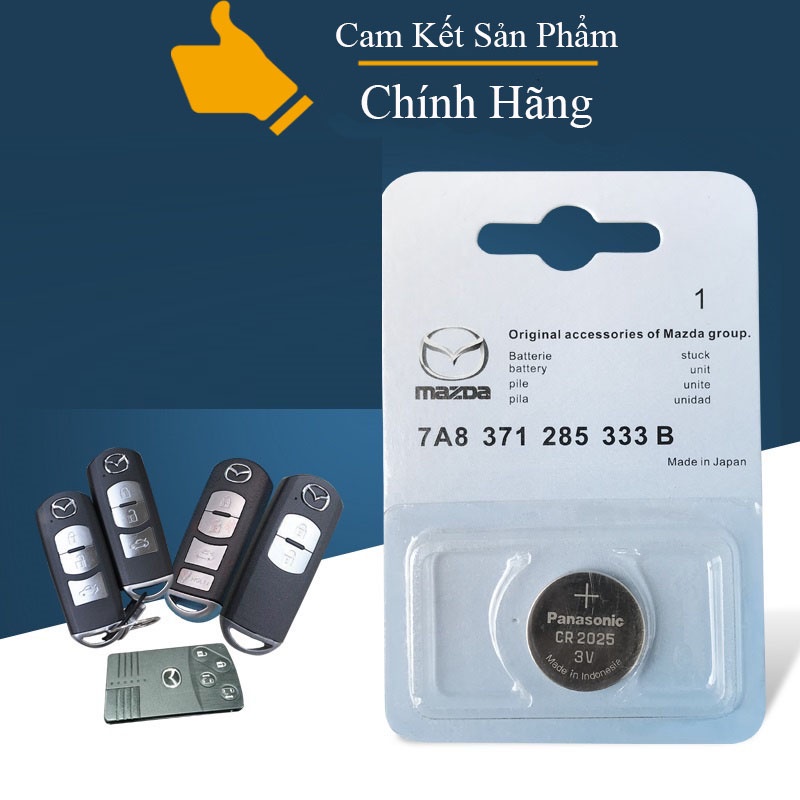Pin chìa khóa ô tô Mazda 2 chính hãng Panasonic