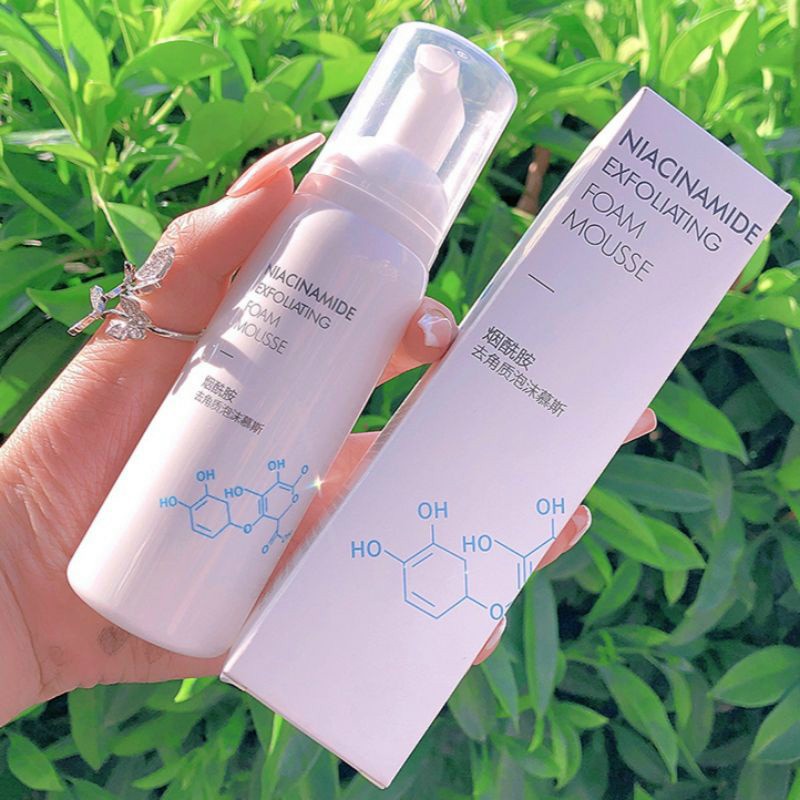 Sữa rửa mặt tạo bọt Bosuya Niacinamide tẩy tế bào chết 100ml