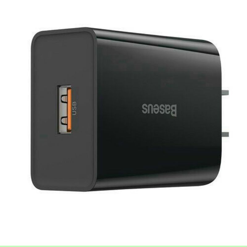 Cốc sạc nhanh Baseus Speed Mini QC/PD 18W (USB/ Dual USB/ Type C, PD/ Quick Charger)có bảo hành