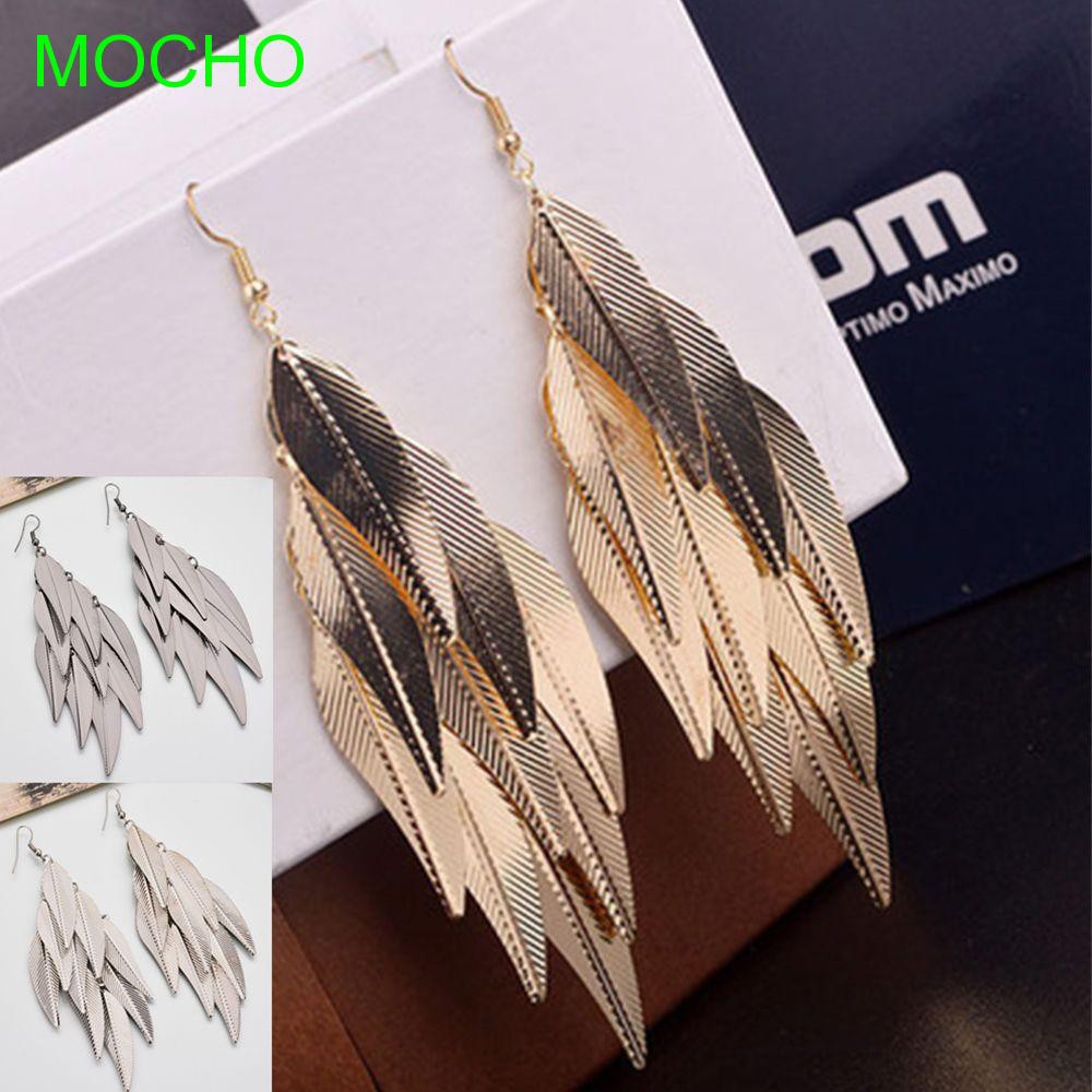 Khuyên tai dạng móc đính đá xinh xắn