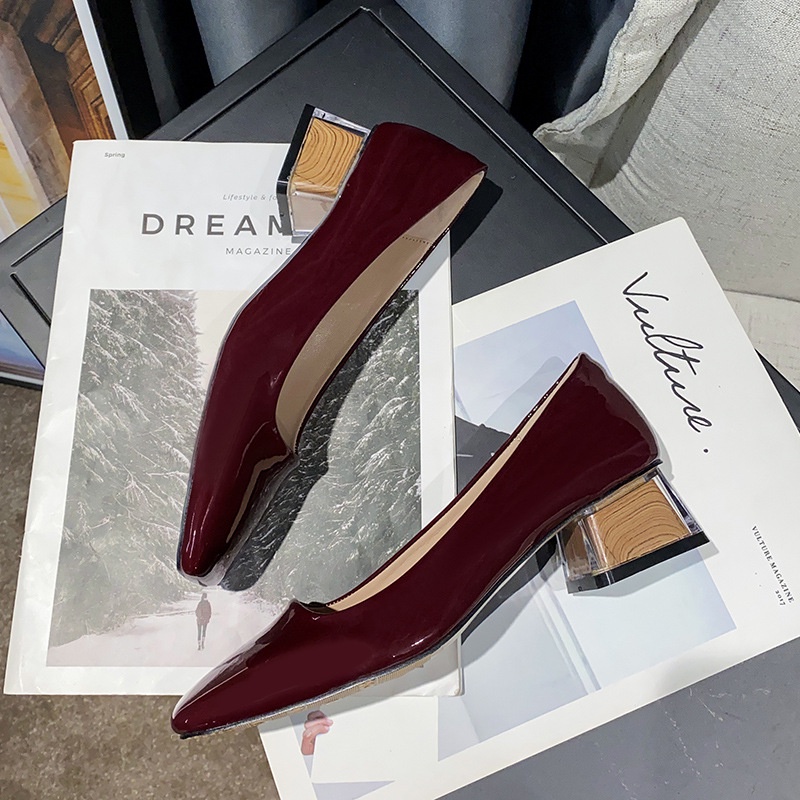 Giày Cao Gót Công Sở Phong Cách Retro Size Nhỏ 33 34