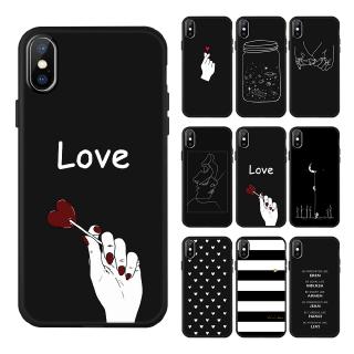 Ốp điện thoại TPU mặt nhám in hình ảnh sáng tạo cho iPhone 6/6s/6+/6s+/7/8/7+/8+/X/XS/XS MAX/XR