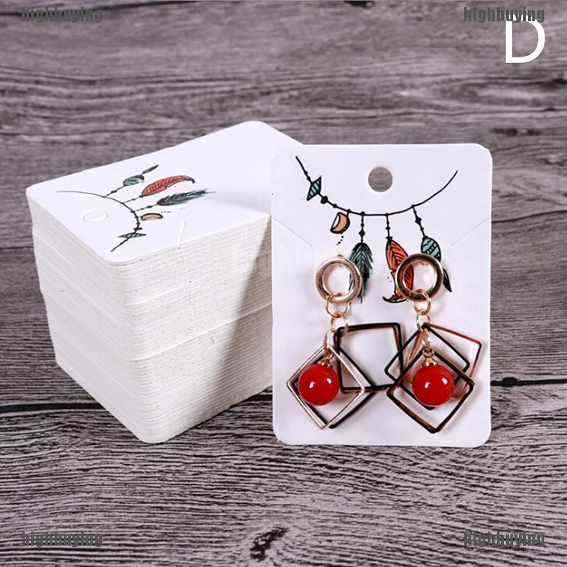 Set 100 Tấm Thẻ Trưng Bày Trang Sức Tiện Lợi