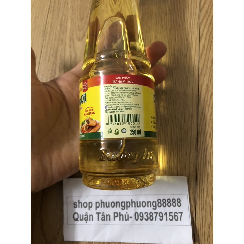 Dầu ăn Tường An Cooking Oil 250ml/ 400ml/ 1Lít