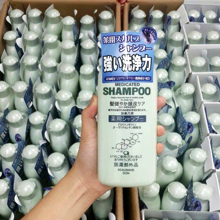 [Cặp] Dầu Gội, Xả kích thích mọc tóc Kaminomoto 300ml