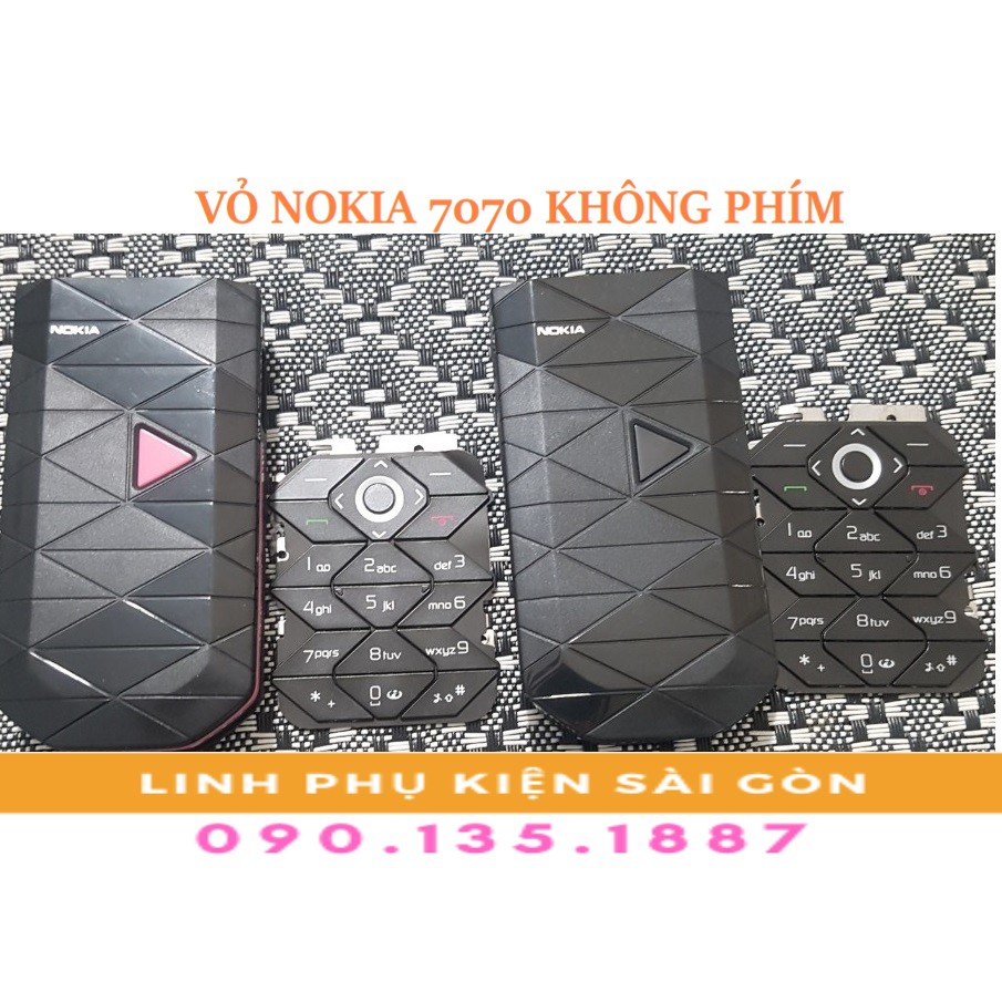 VỎ NOKIA 7070 KHÔNG PHÍM