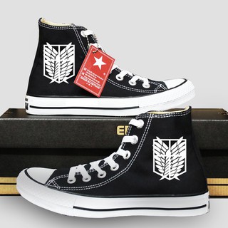 Giày thể thao Sneaker cao cổ Attack On Titan