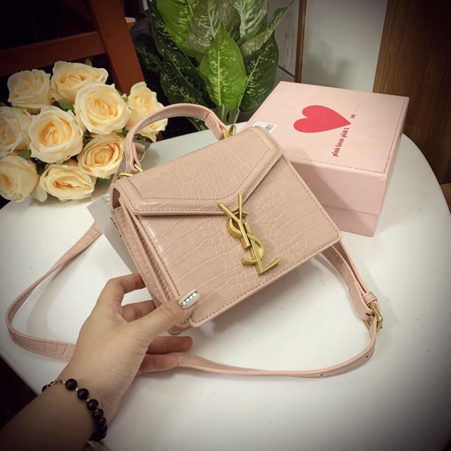 Túi chữ Y vân rắn size 20
