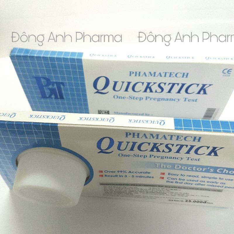 Que thử thai nhanh Quickstick chính xác 99%  - Đông Anh Pharma