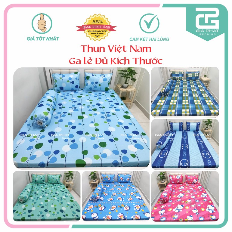 Thun lạnh việt nam cao cấp ( 1 ga + 2 áo nằm+ 1 áo ôm, đủ kích thước) | BigBuy360 - bigbuy360.vn