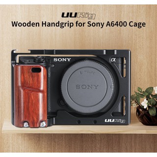 Khung bảo vệ Uurig kèm bán gỗ cho Sony A6300 A6400