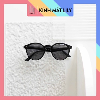 Kính Râm Nam Nữ Lilyeyewear Mắt Tròn Nhựa Cứng Họa Tiết Độc Đáo Màu Sắc Dễ Đeo R0007