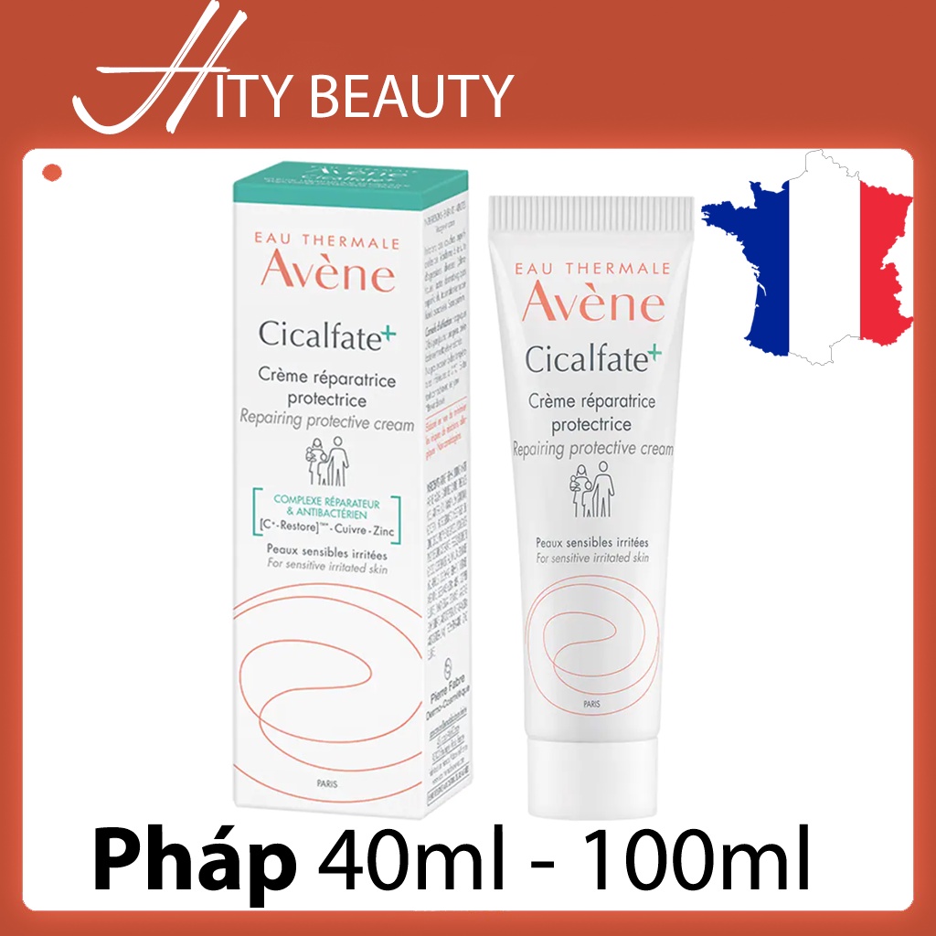 Kem dưỡng Avene Cicalfate repair cream phục hồi da dưỡng ẩm và giảm sẹo thâm 40ml 100ml - Hity Beauty