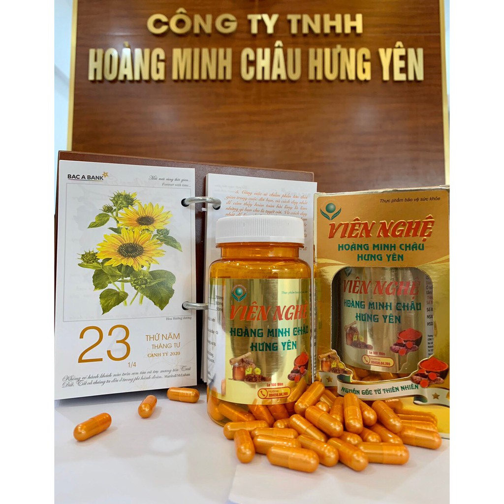 Viên nghệ Hoàng Minh Châu Hưng Yên - lọ 100 viên