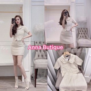 Set áo dạ + váy dạ đẹp sang chảnh