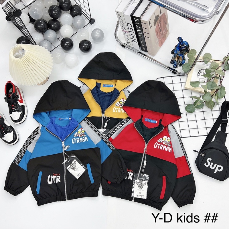 (jean baby ) Áo khoác kaki hai lớp cho bé trai(17-27kg)