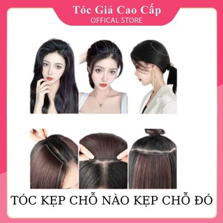 Tóc kẹp phồng chân tóc 🥰TÓC THẬT 😘 2 kẹp - 10cm
