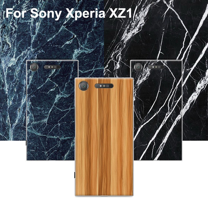 Ốp Lưng Họa Tiết Gỗ Độc Đáo Cho Sony Xperia Xz1 G8342