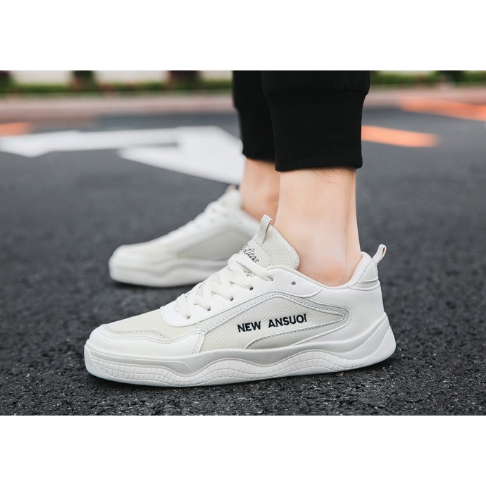 𝔹𝕆𝕊𝕊 𝕊ℍ𝕆𝔼𝕊 ⚜️ Giày Thể Thao SNEAKER NAM Z9 New Ansuoi ( Mầu Be ) Hot FASHION FULL BOX