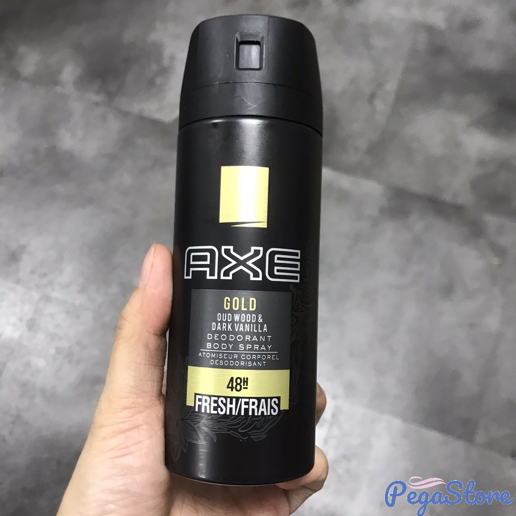 Xịt khử mùi AXE Deodorant Bodyspray xịt thơm toàn thân 150ml sịt khử mùi hôi nách Gold/Excite/Marine/Black/Ice chill
