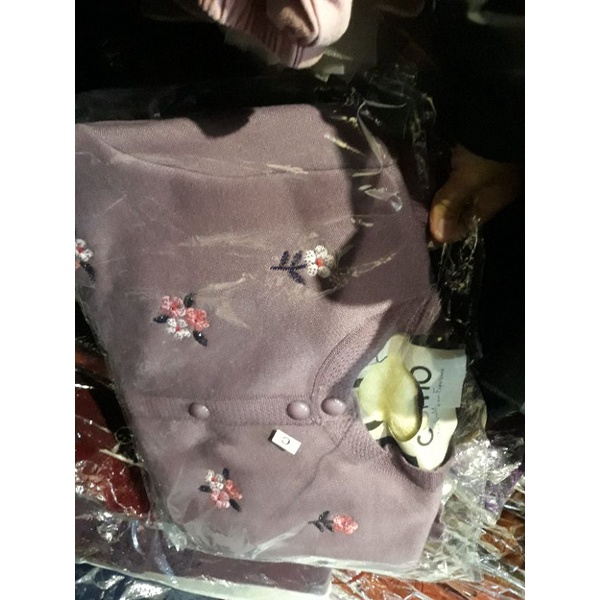 Áo Len Thêu Lót Lông Trung Niên | BigBuy360 - bigbuy360.vn