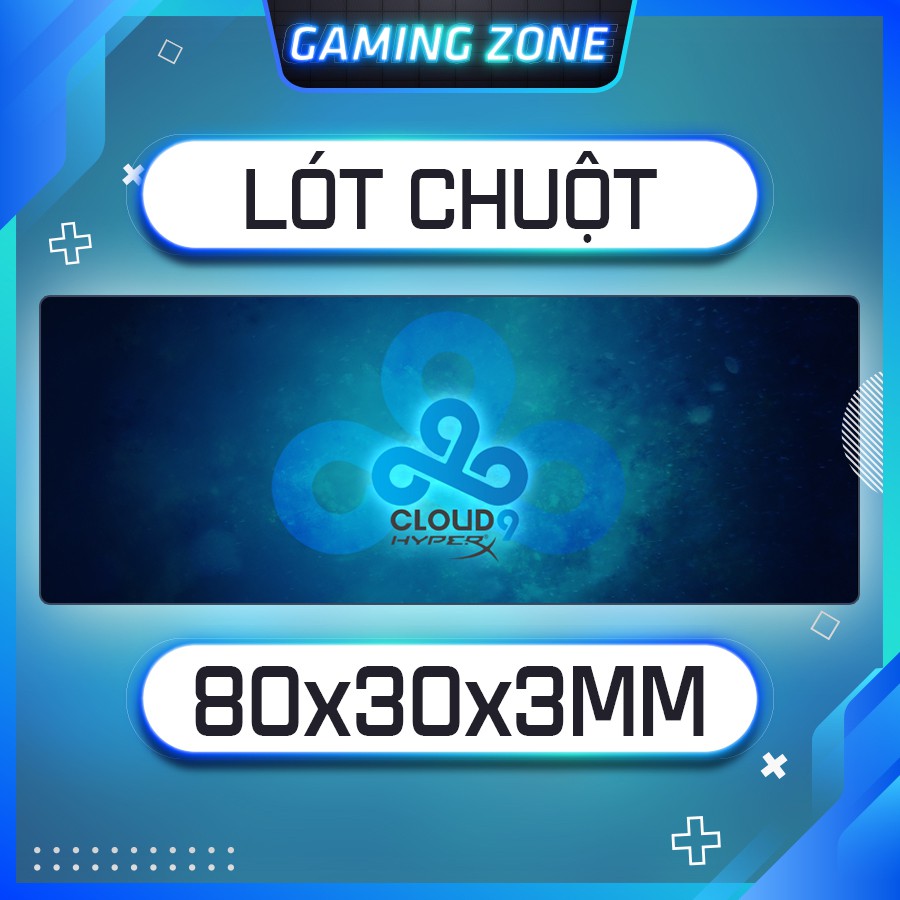 Lót chuột, bàn di chuột chơi game Cloud 9 CSGO chống trượt siêu bền siêu đẹp