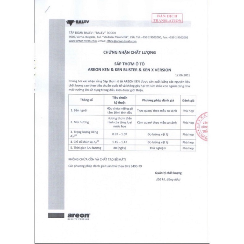 Sáp Thơm AREON - Nước Hoa ô Tô AREON Khử Mùi Xe Hơi Cao Cấp Chính Hãng Nhập Khẩu Bulgaria | BigBuy360 - bigbuy360.vn